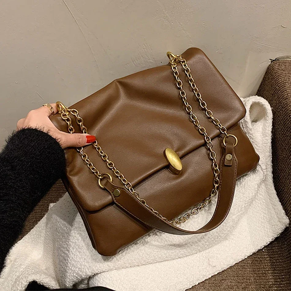 Luxury Female Shoulder Bag PU Leather Designer Chain Ladies Handbag Hot Sale Fashion Female Crossbody Bag Sac
Luxury Female Shoulder Bag PU Leather Designer Chain Ladies Handbag Hot Sale Fashion Female Crossbody Bag Sac