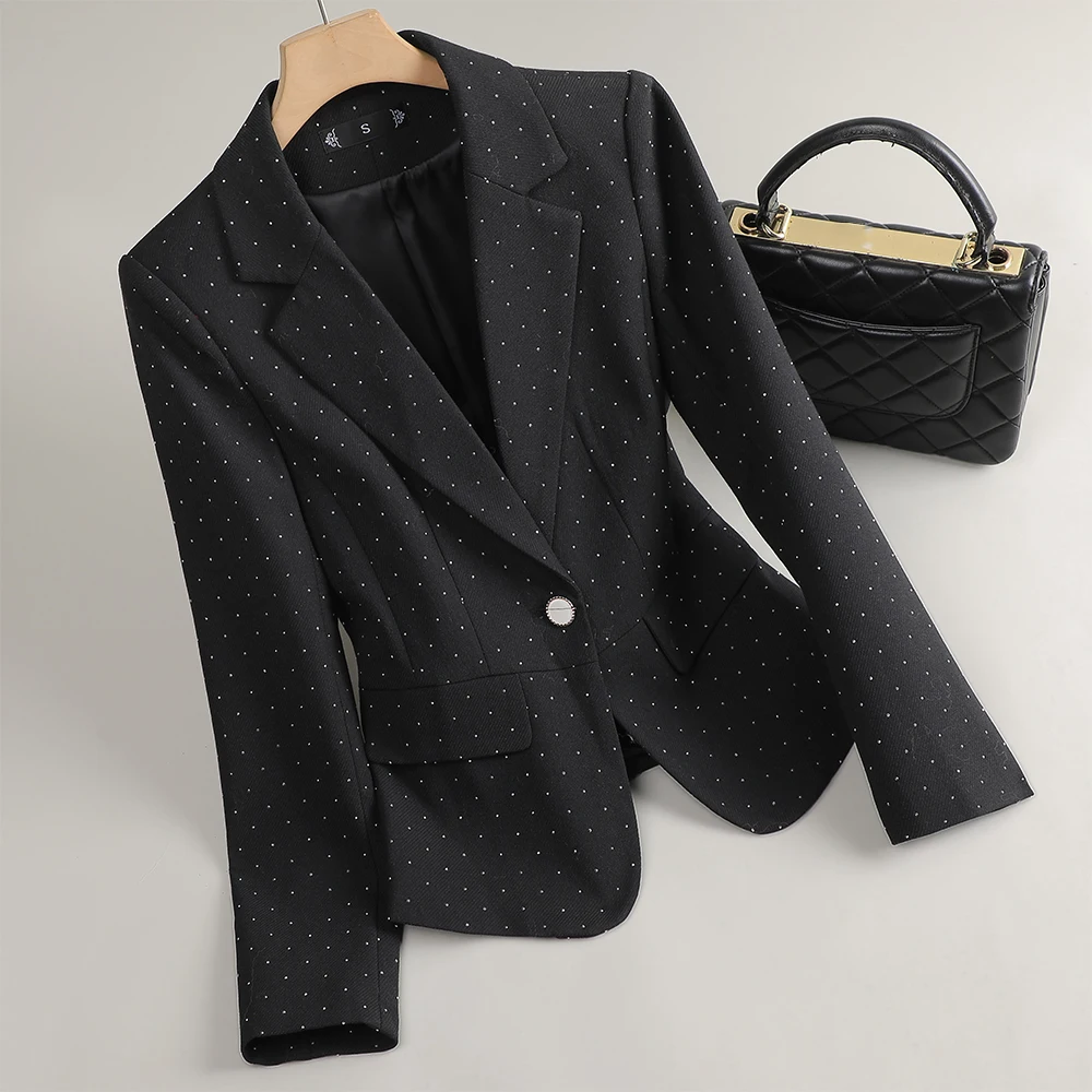 Fashion Women Casual Blazer Ladies Black Gray Green Female Long Sleeve Business Work Wear Jacket
Fashion Women Casual Blazer Ladies Black Gray Green Female Long Sleeve Business Work Wear Jacket