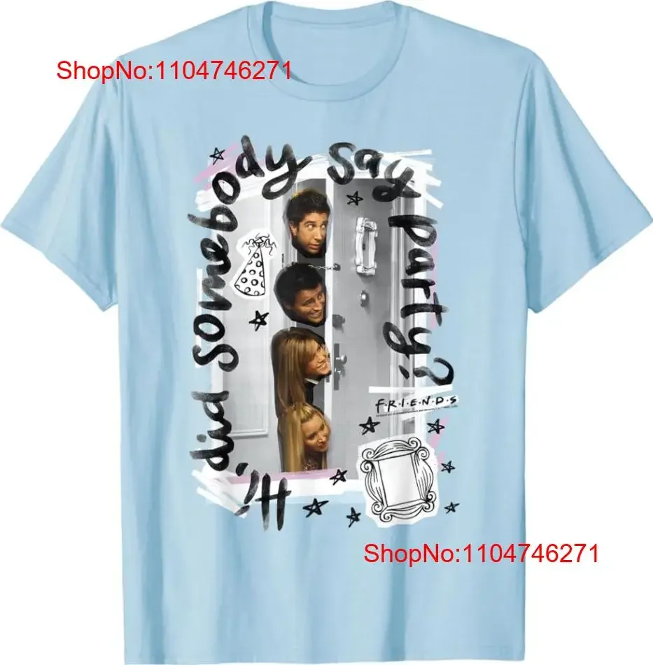 Friends Group Shot Did Somebody Say Party T shirt gift for fans vintage Washed Breathable Soft Casual Stylish
Friends Group Shot Did Somebody Say Party T shirt gift for fans vintage Washed Breathable Soft Casual Stylish