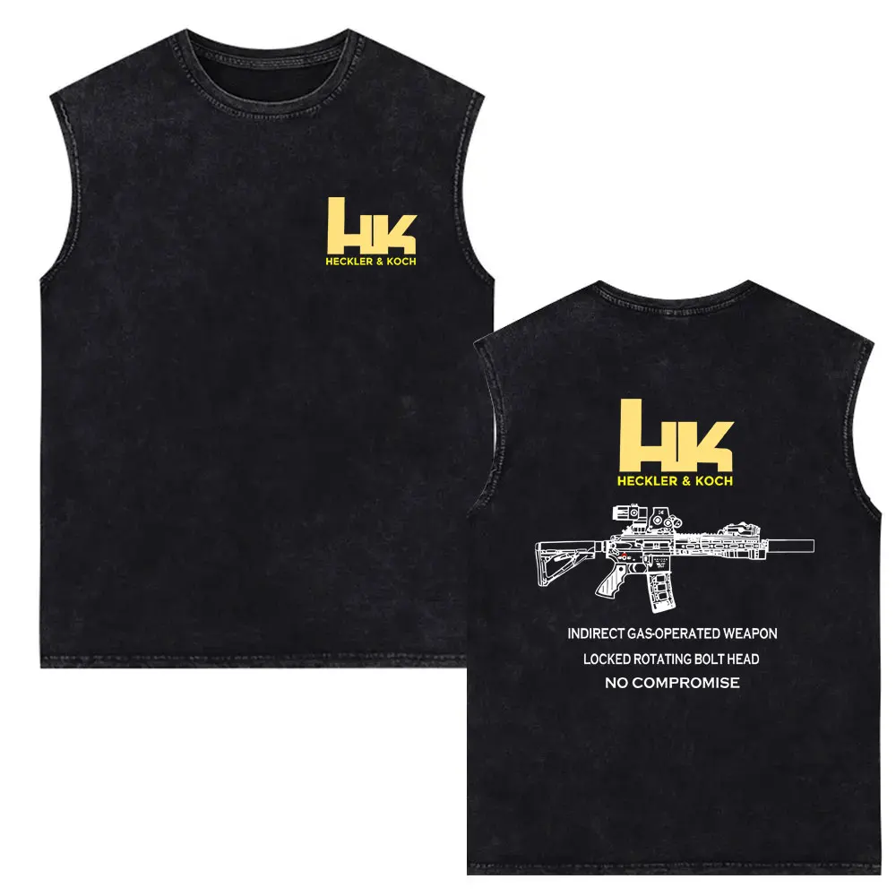 Hot Heckler & Koch HK416 Graphic Washed Tank Tops Forward Observations Group Streetwear Men Women Fashion Retro Sleeveless Vest
Hot Heckler & Koch HK416 Graphic Washed Tank Tops Forward Observations Group Streetwear Men Women Fashion Retro Sleeveless Vest
