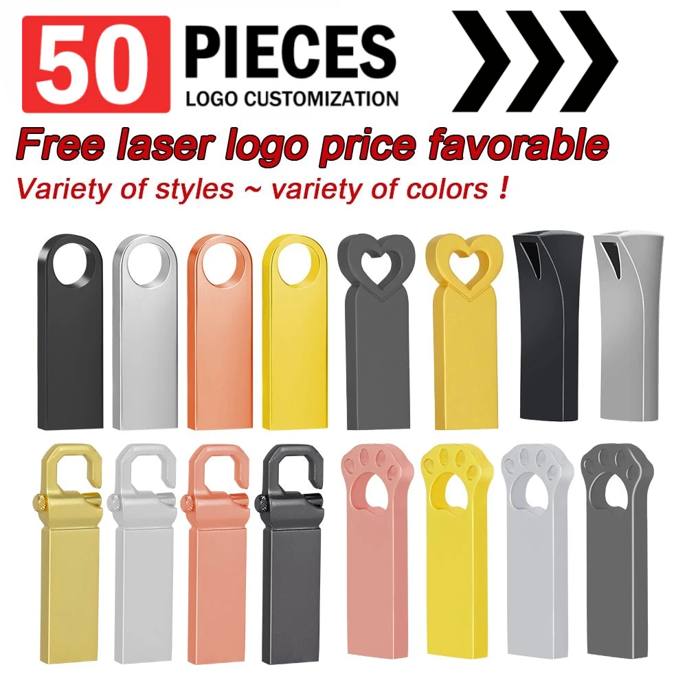 50Pcs/Lot 64GB USB Flash Drive Pen Drive 1GB 2GB 4GB 8GB 16GB 32GB Pendrives Bulk Pack USB Memory Stick with Free Custom Logo
50Pcs/Lot 64GB USB Flash Drive Pen Drive 1GB 2GB 4GB 8GB 16GB 32GB Pendrives Bulk Pack USB Memory Stick with Free Custom Logo