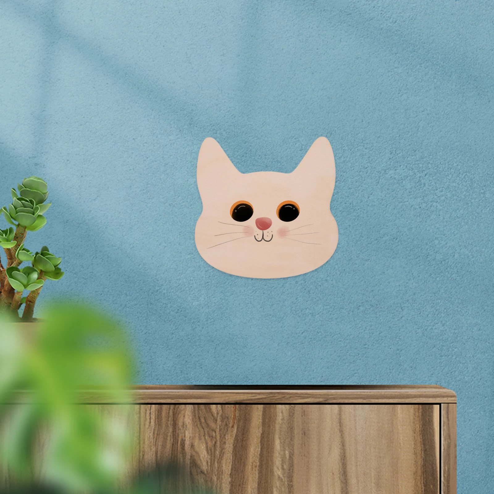 4pcs Cat Head Wooden Cutouts Unfinished Durable Anti Wear Craft Supplies Decor Wood Slices Diy Pieces Creative Wall Decorations
4pcs Cat Head Wooden Cutouts Unfinished Durable Anti Wear Craft Supplies Decor Wood Slices Diy Pieces Creative Wall Decorations
