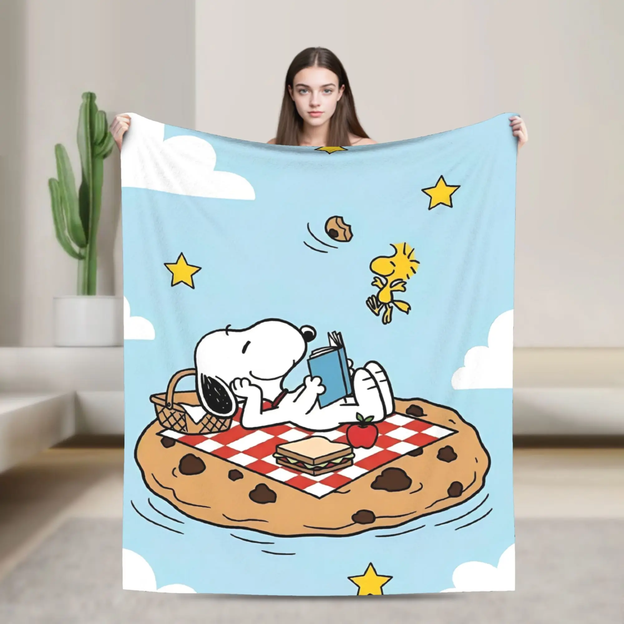 Snoopys Cartoon Comic Blanket Warm Cozy Fluffy Throw Blankets for Couch 50x60 Inch Multi-size Rug Piece
Snoopys Cartoon Comic Blanket Warm Cozy Fluffy Throw Blankets for Couch 50x60 Inch Multi-size Rug Piece