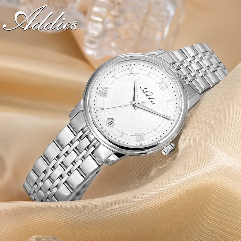 ADDIES Quartz Woman Watches Japan GM12 50M Waterproof Sport Sapphire Glass Stainless Steel Elegant Women's Luxury Wristwatch
ADDIES Quartz Woman Watches Japan GM12 50M Waterproof Sport Sapphire Glass Stainless Steel Elegant Women's Luxury Wristwatch