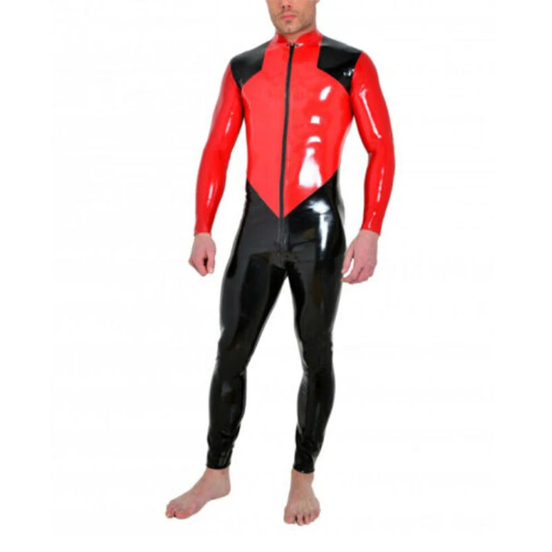 Latex Catsuit Color Match Leotard Bodysuit Unique Clubwear Sexy Customized 0.4mm
Latex Catsuit Color Match Leotard Bodysuit Unique Clubwear Sexy Customized 0.4mm