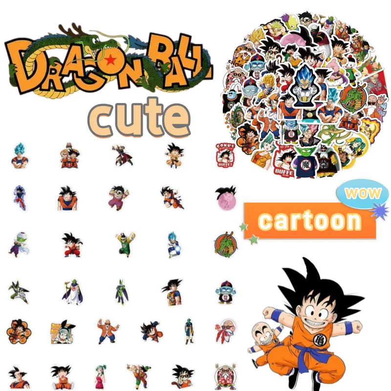New creative Dragon Ball stickers decoration,high-value stylish waterproof graffiti phone stickers, DIY student journal stickers
New creative Dragon Ball stickers decoration,high-value stylish waterproof graffiti phone stickers, DIY student journal stickers