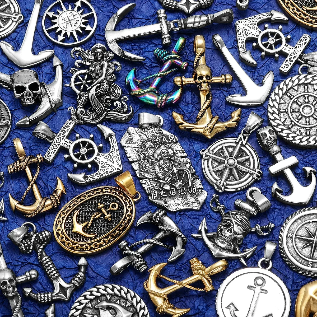 Anchor Pendant Stainless Steel Jewelry Men Navigation Amulets Necklaces For Male Women Punk Hip Hop Accessories Gifts Wholesale
Anchor Pendant Stainless Steel Jewelry Men Navigation Amulets Necklaces For Male Women Punk Hip Hop Accessories Gifts Wholesale