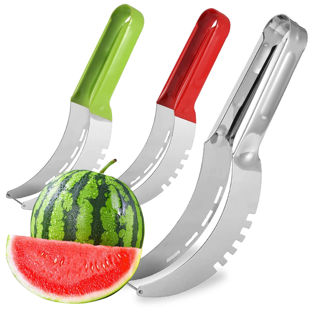 Stainless Safe Efficient Watermelon Slicer Server with Non-Slip Handle Kitchen Fruit Slicer Cutter Tool Watermelon Slicer Cutter
Stainless Safe Efficient Watermelon Slicer Server with Non-Slip Handle Kitchen Fruit Slicer Cutter Tool Watermelon Slicer Cutter