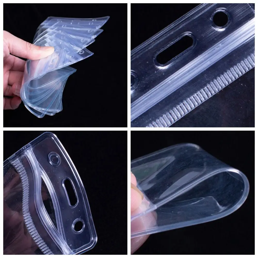 1PC Simple PVC Sealed Card Sleeve Vertical/Horizontal Transparent ID Card Badge Holder Waterproof Name Card Protector Cover
1PC Simple PVC Sealed Card Sleeve Vertical/Horizontal Transparent ID Card Badge Holder Waterproof Name Card Protector Cover