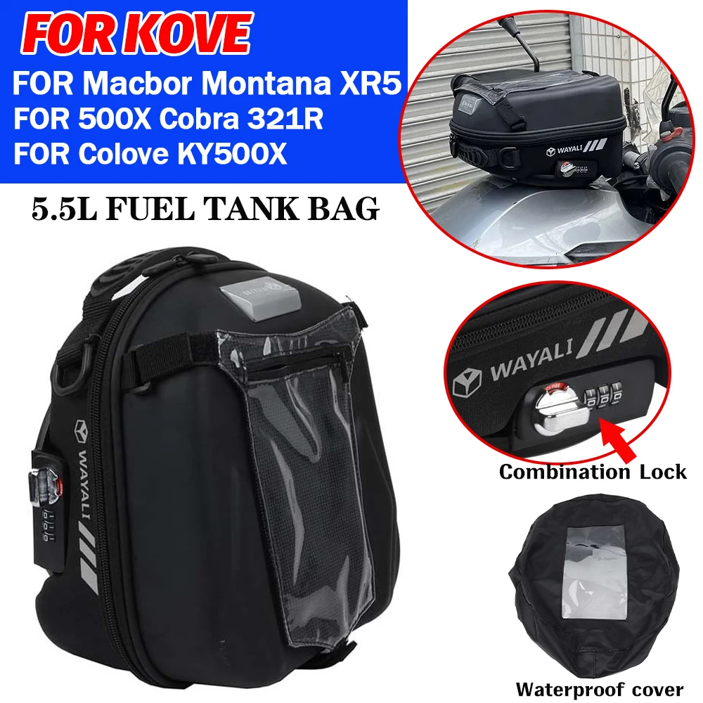 Motorcycle Tank Bag For Macbor Montana XR5 KOVE 500X Cobra 321R Colove KY500X Accessories Luggage Tanklock Racing Backpack Bag
Motorcycle Tank Bag For Macbor Montana XR5 KOVE 500X Cobra 321R Colove KY500X Accessories Luggage Tanklock Racing Backpack Bag