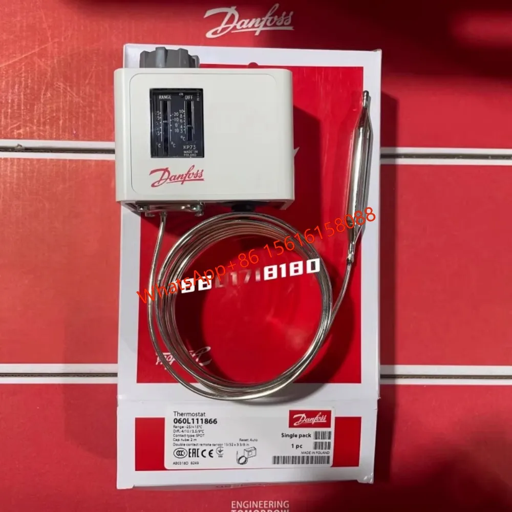 New Danfoss temperature switches KP73 060L111766 060L111866 KP77 060L112166 KP78 060L118466 KP79 060L112666 KP81 060L112566
New Danfoss temperature switches KP73 060L111766 060L111866 KP77 060L112166 KP78 060L118466 KP79 060L112666 KP81 060L112566