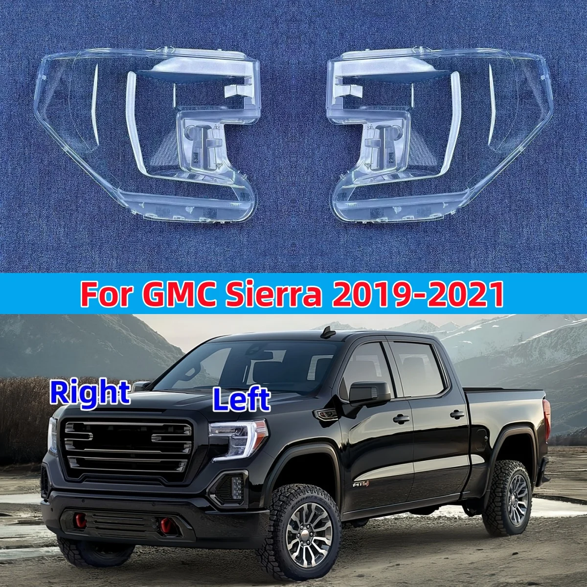 For GMC Sierra 2019 2020 2021 Headlight Cover Transparent Lampshade Lamp Case Headlamp Shell Plexiglass Replace Original Lens
For GMC Sierra 2019 2020 2021 Headlight Cover Transparent Lampshade Lamp Case Headlamp Shell Plexiglass Replace Original Lens