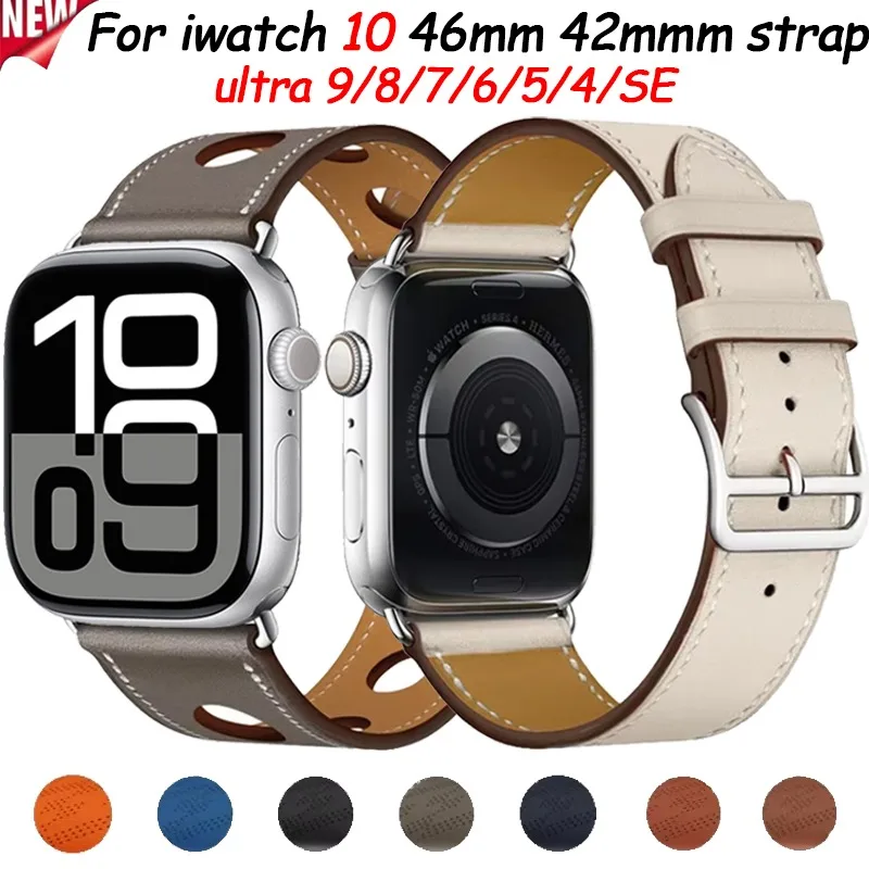 Ремешок унисекс из натуральной кожи для Apple Watch Band 45 мм 49 мм 41 мм 44 мм 42 мм 40 мм ремешок для часов iWatch Ultra 10 9 8 7 6 5 4 SE correa
Ремешок унисекс из натуральной кожи для Apple Watch Band 45 мм 49 мм 41 мм 44 мм 42 мм 40 мм ремешок для часов iWatch Ultra 10 9 8 7 6 5 4 SE correa