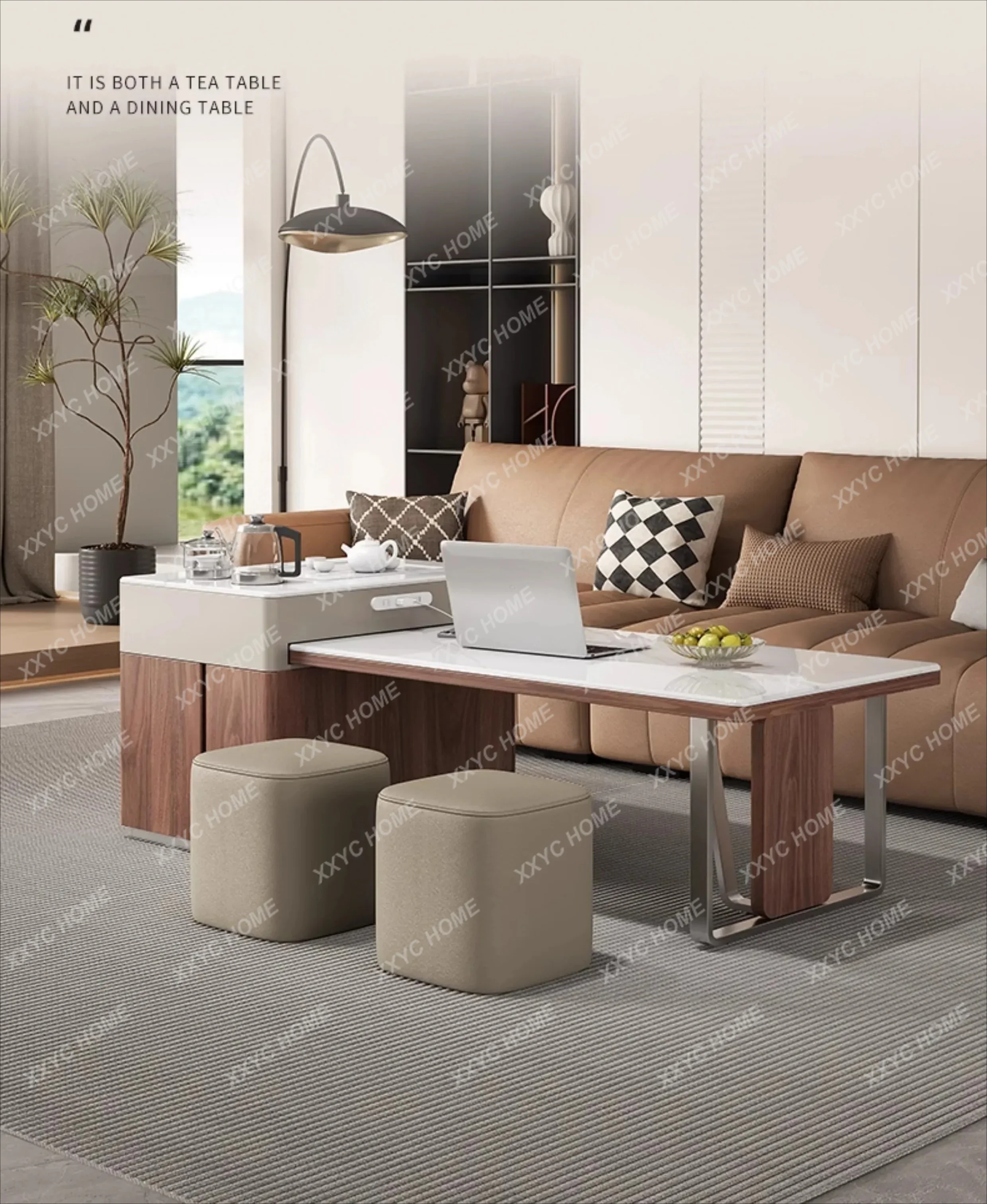 TGF Island Coffee Table Extendable Living Room Home Small Apartment Rock Board Vintage Light Luxury Tea Making
TGF Island Coffee Table Extendable Living Room Home Small Apartment Rock Board Vintage Light Luxury Tea Making