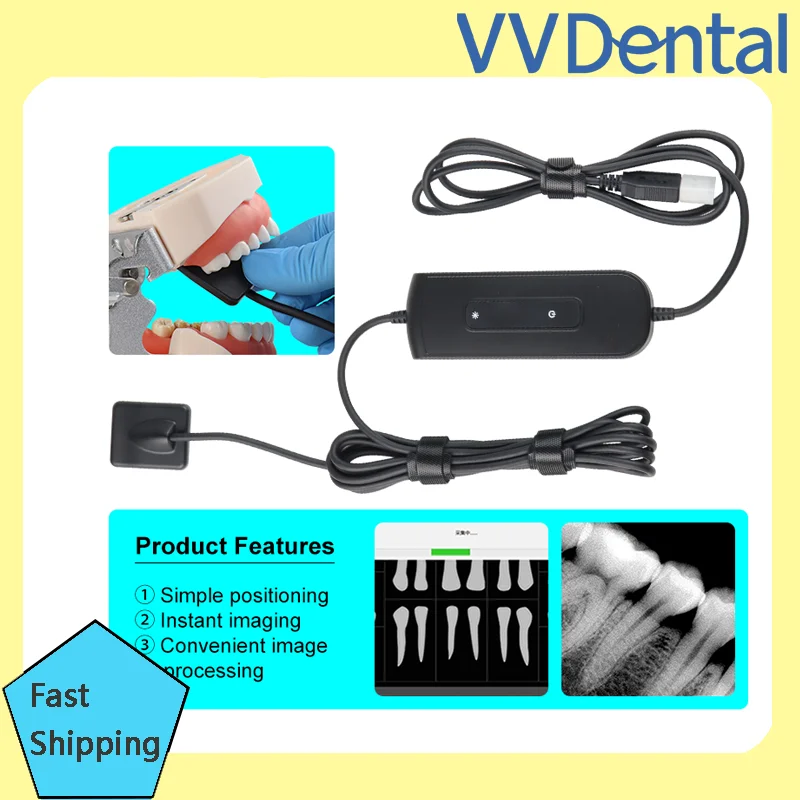 VVDental RVG Intraoral X-Ray Digital Sensor System HD Image Radiovisiograph Water-Resistant Dentistry Imaging Tool
VVDental RVG Intraoral X-Ray Digital Sensor System HD Image Radiovisiograph Water-Resistant Dentistry Imaging Tool