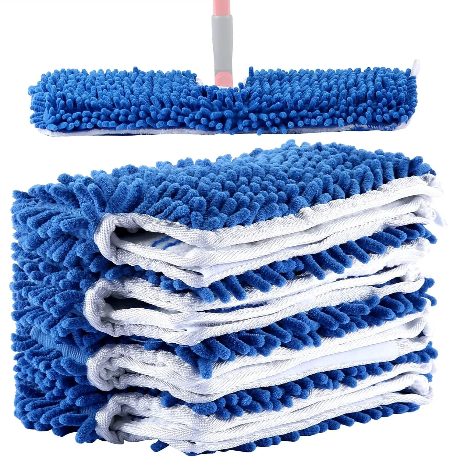 4 Pack Microfiber Flip Mop Refills for Dual Action Mop, Wet/Dry Use, Machine Washable Replacement Heads
4 Pack Microfiber Flip Mop Refills for Dual Action Mop, Wet/Dry Use, Machine Washable Replacement Heads
