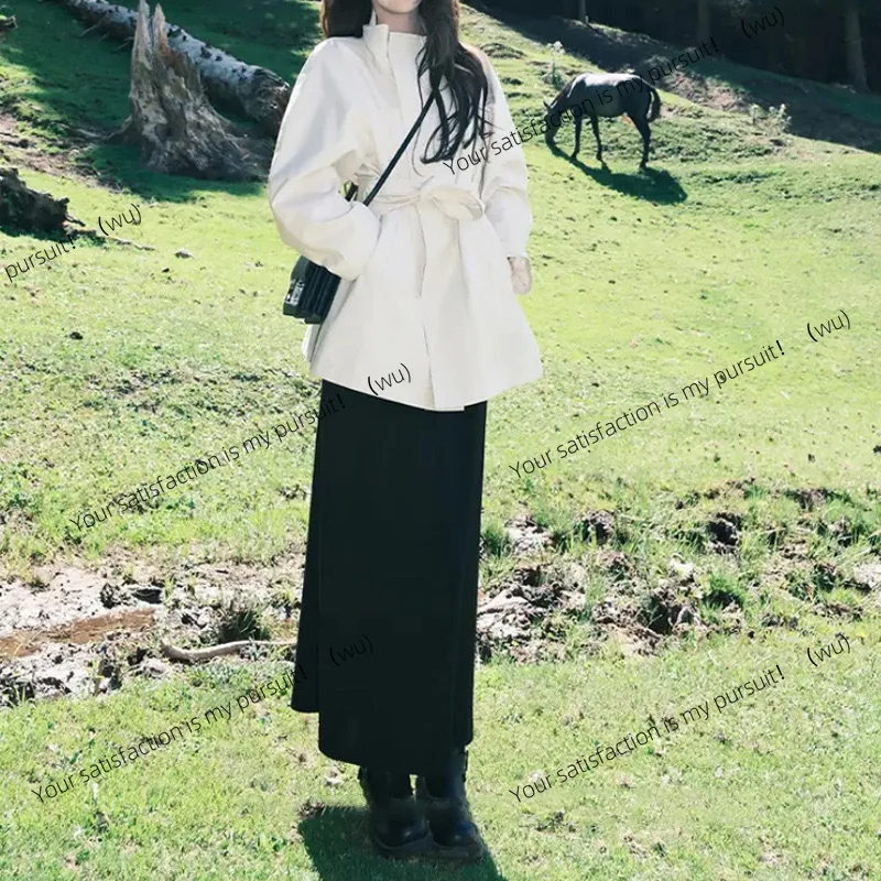 White album premium trench coat women's short British style top stand-up collar Ulet premium gray
White album premium trench coat women's short British style top stand-up collar Ulet premium gray