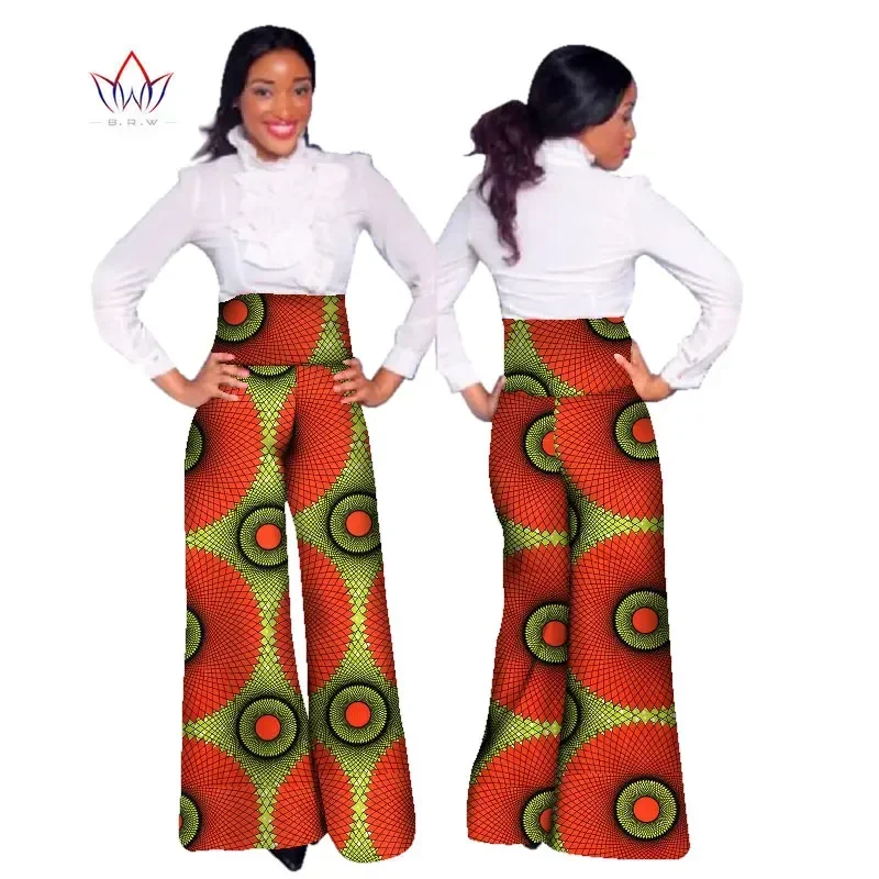 Dashiki African Print High Waist Loose Straight Pants African Clothing for Women Bazin Riche Office Wide Leg Pants WY1042
Dashiki African Print High Waist Loose Straight Pants African Clothing for Women Bazin Riche Office Wide Leg Pants WY1042