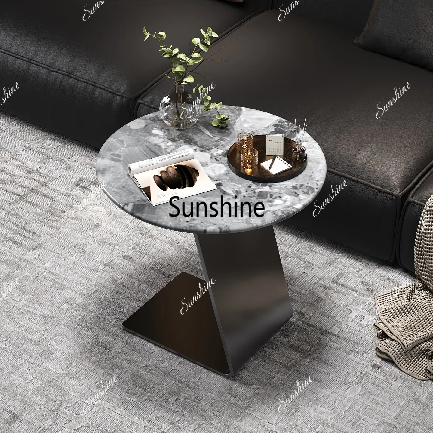 YHousehold marble sofa edge several stainless steel living room movable Italian minimalist
YHousehold marble sofa edge several stainless steel living room movable Italian minimalist