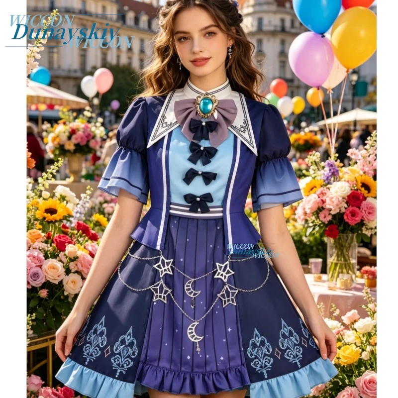 PJSK Game Project Sekai Cosplay Akiyama Mizuki Goth Lolita Retro Long Kawaii Dress Headwear Wigs Full Set Halloween Cos Costume
PJSK Game Project Sekai Cosplay Akiyama Mizuki Goth Lolita Retro Long Kawaii Dress Headwear Wigs Full Set Halloween Cos Costume