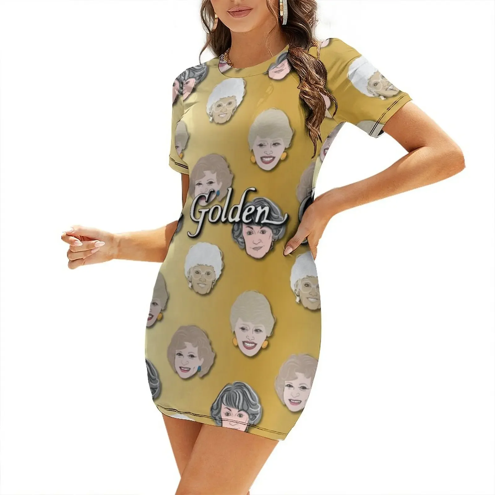 THE GOLDEN GIRLS Short-Sleeved Dress luxury woman party dress prom dresses Bride dresses dresses for women 2025 Dress
THE GOLDEN GIRLS Short-Sleeved Dress luxury woman party dress prom dresses Bride dresses dresses for women 2025 Dress