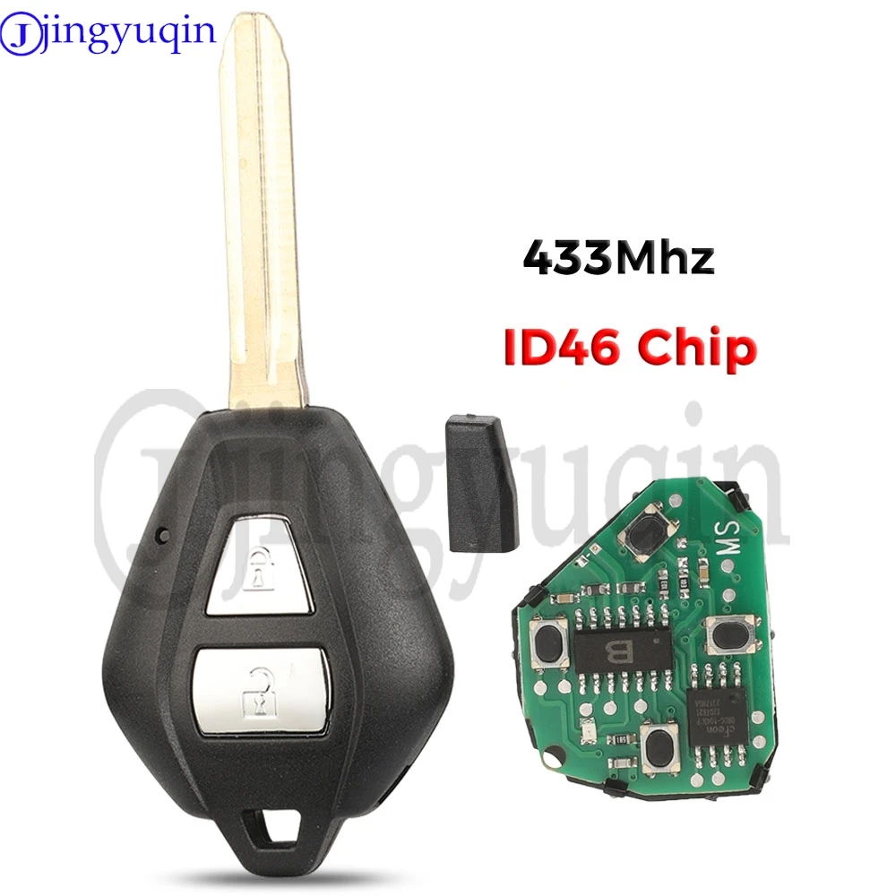 jingyuqin 433MHZ ID46 Chip 2 Buttons Remote Smart Car Key Fob For Isuzu D-Max Holden Colorado Auto Key Control Replacement
jingyuqin 433MHZ ID46 Chip 2 Buttons Remote Smart Car Key Fob For Isuzu D-Max Holden Colorado Auto Key Control Replacement