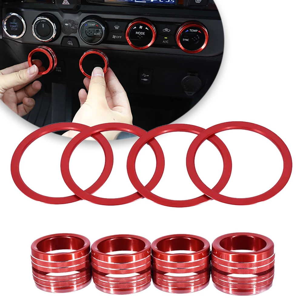 8pcs Car Air Conditioner AC Switch Audio CD Button Knob Ring Sticker Cover Trim for Toyota Tacoma 2016 -2021 Styling Accessories
8pcs Car Air Conditioner AC Switch Audio CD Button Knob Ring Sticker Cover Trim for Toyota Tacoma 2016 -2021 Styling Accessories