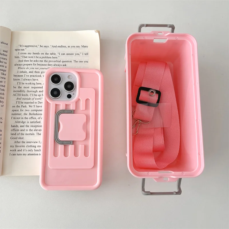 Fashion Creative Storage Box Crossbody Lanyard Silicone Phone Case For iPhone 15 14 13 12 11 Pro Max Shockproof Protective Cover
Fashion Creative Storage Box Crossbody Lanyard Silicone Phone Case For iPhone 15 14 13 12 11 Pro Max Shockproof Protective Cover