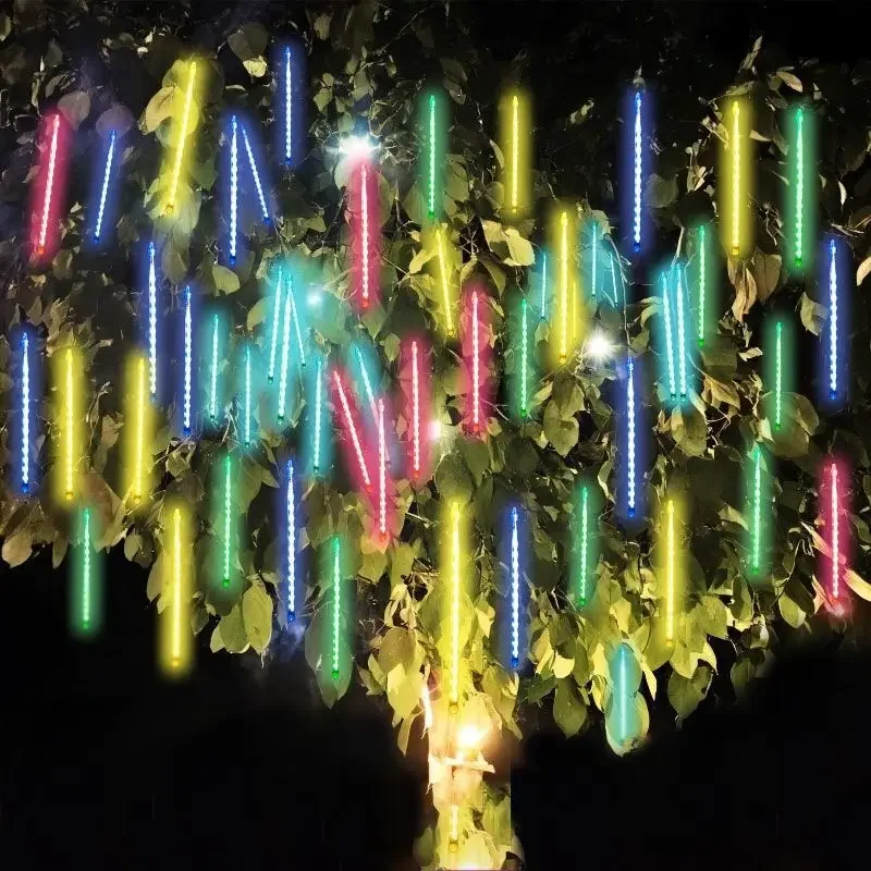 EU/US Christmas LED Meteor Shower Lights 1/2/3/4 Set Indoor/Outdoor Decoration New Year Holiday Decor for Home Festoon Street
EU/US Christmas LED Meteor Shower Lights 1/2/3/4 Set Indoor/Outdoor Decoration New Year Holiday Decor for Home Festoon Street
