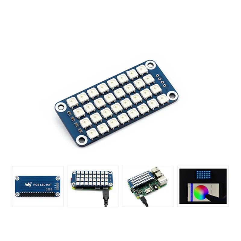 Модуль платы расширения Waveshare для Raspberry Pi, полноцветный контроллер программирования света RGB для модуля Raspberry Pi 5/4B/3B +
Модуль платы расширения Waveshare для Raspberry Pi, полноцветный контроллер программирования света RGB для модуля Raspberry Pi 5/4B/3B +