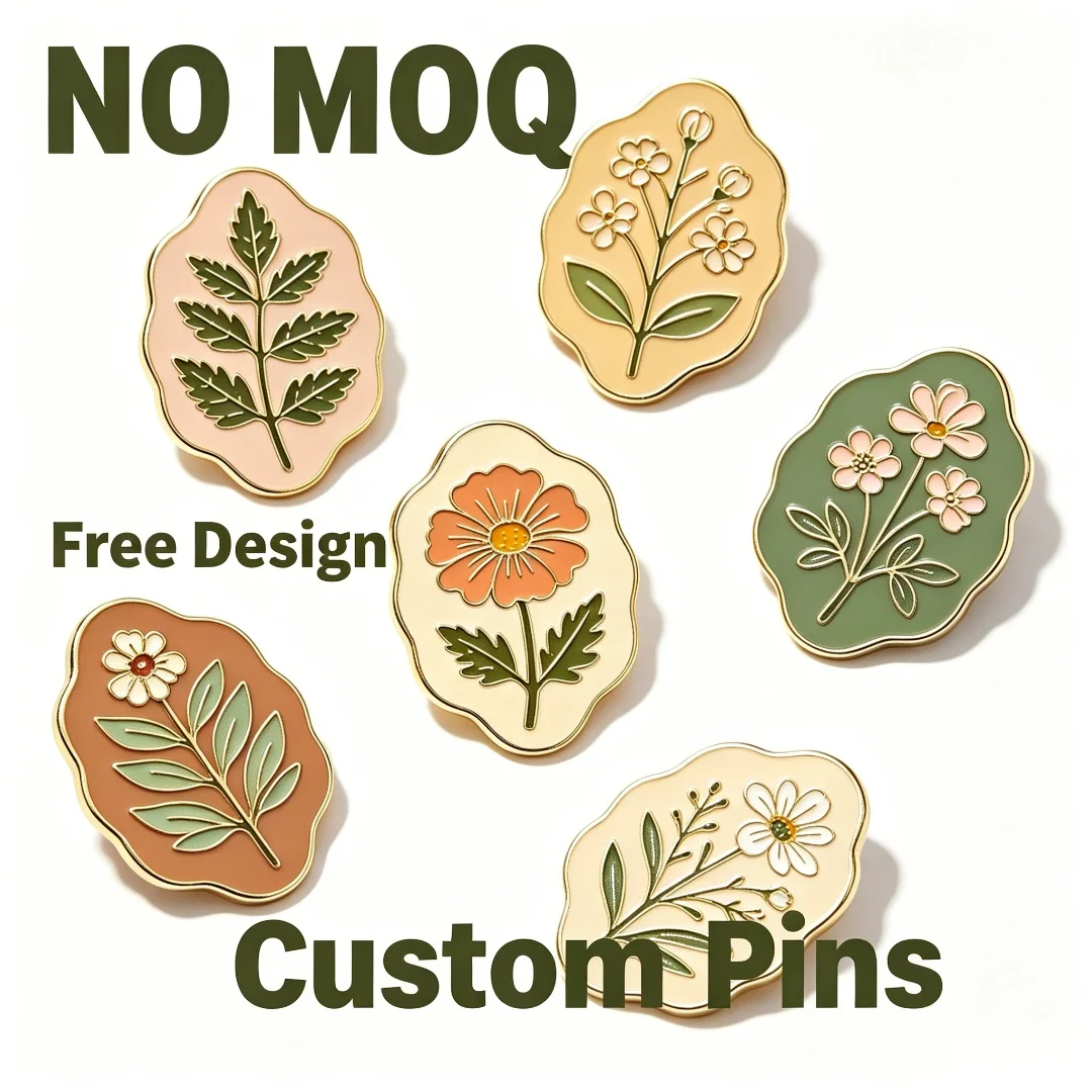 Custom Flower Plant Enamel Pins Aesthetic Floral Lapel Badge Brooch No MOQ Custom Botanical Enamel Pin for Backpack Jewelry Gift
Custom Flower Plant Enamel Pins Aesthetic Floral Lapel Badge Brooch No MOQ Custom Botanical Enamel Pin for Backpack Jewelry Gift