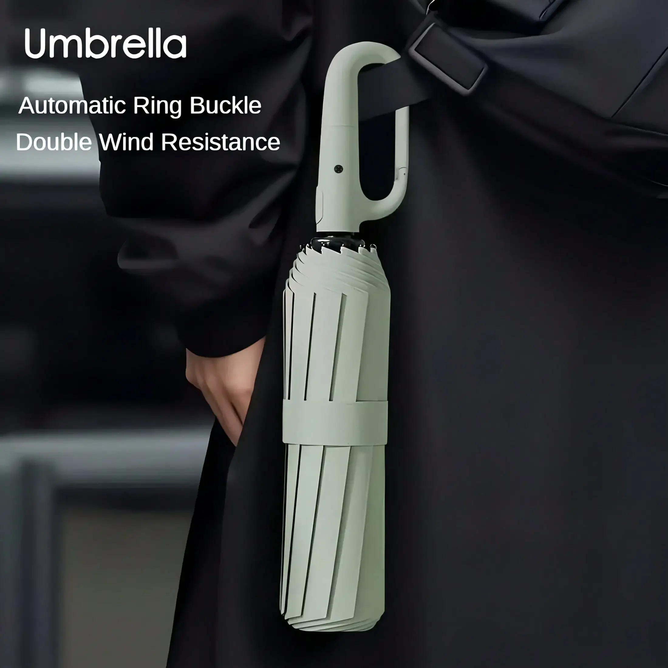 1pc Portable Large Automatic Folding Umbrella, Thickened 8 Ribs, Black Water-Resistant & UV-Proof, Unisex Folding Umbrella For B
1pc Portable Large Automatic Folding Umbrella, Thickened 8 Ribs, Black Water-Resistant & UV-Proof, Unisex Folding Umbrella For B