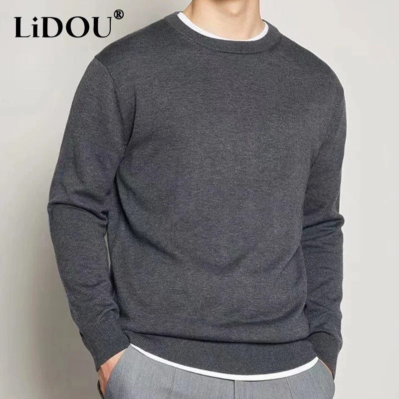 2023 Spring Autumn New Solid Color Fashion Round Neck Long Sleeve Sweater Man Casual Korean Style All-match Knitting Pullovers
2023 Spring Autumn New Solid Color Fashion Round Neck Long Sleeve Sweater Man Casual Korean Style All-match Knitting Pullovers