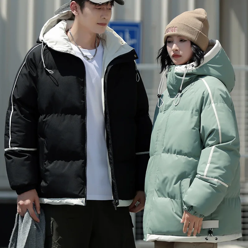 2025 зимнее новое модное брендовое свободное пальто для пары, зимнее пальто 
2025 зимнее новое модное брендовое свободное пальто для пары, зимнее пальто