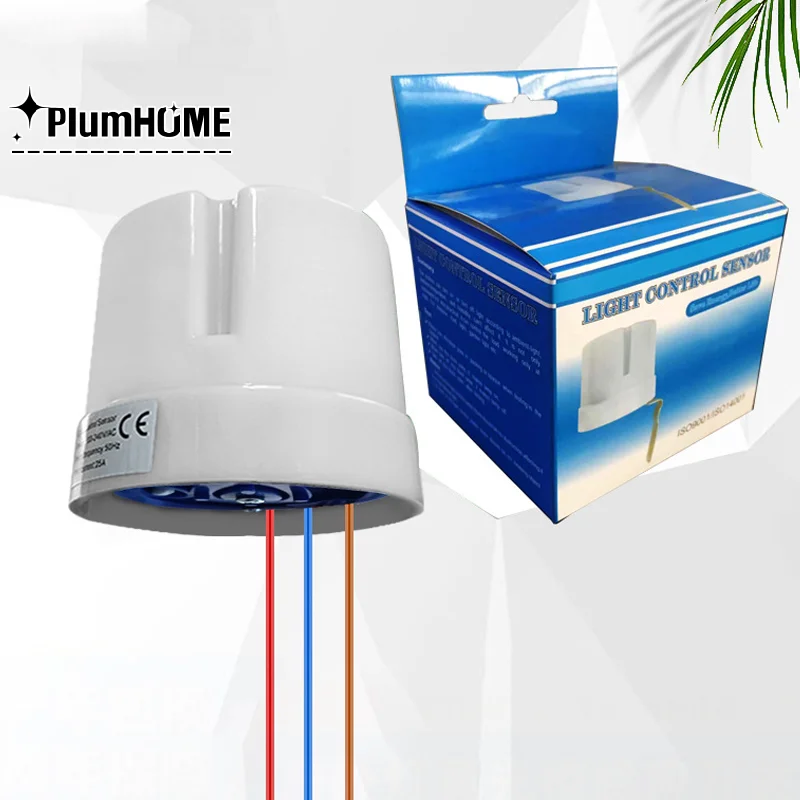 1PCS Automatic On Off Photocell Street Lamp Light Switch Controller AC 110V 220V Photo Control Photoswitch Sensor Adjustable
1PCS Automatic On Off Photocell Street Lamp Light Switch Controller AC 110V 220V Photo Control Photoswitch Sensor Adjustable