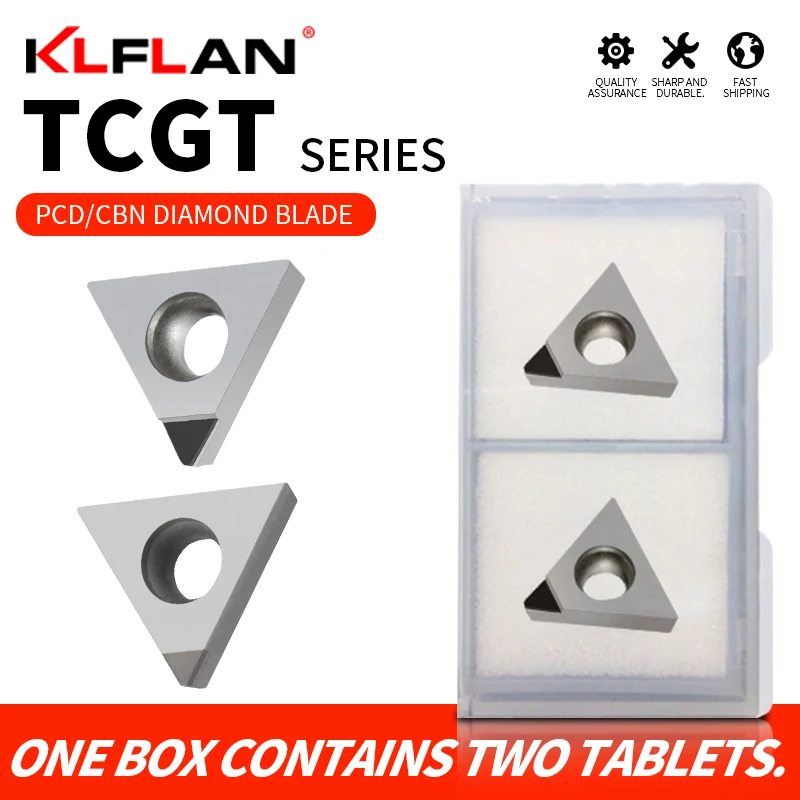 PCD CBN Diamond CNC Inserts TCGT Can Machine Materials Such As Aluminum CopperCast Iron Quenched Parts
PCD CBN Diamond CNC Inserts TCGT Can Machine Materials Such As Aluminum CopperCast Iron Quenched Parts