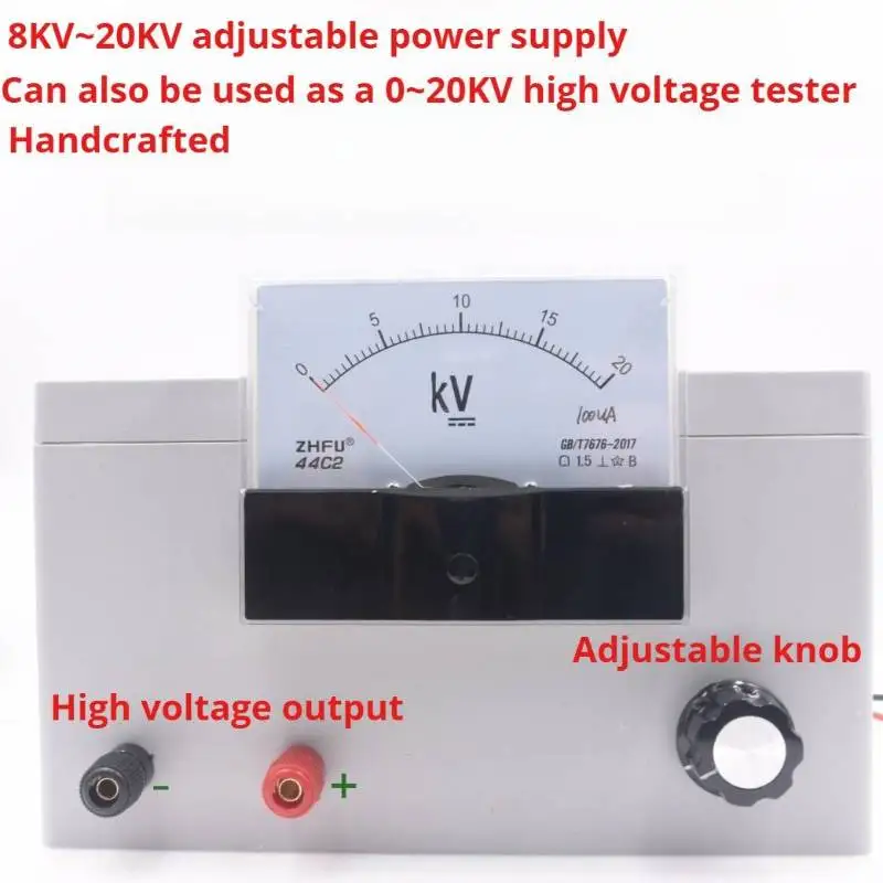 Многофункциональный регулируемый источник питания ручной работы 0 ~ 20 кВ, тестер высокого напряжения, повышающий модуль катушки высокого напряжения XKT203-36
Многофункциональный регулируемый источник питания ручной работы 0 ~ 20 кВ, тестер высокого напряжения, повышающий модуль катушки высокого напряжения XKT203-36
