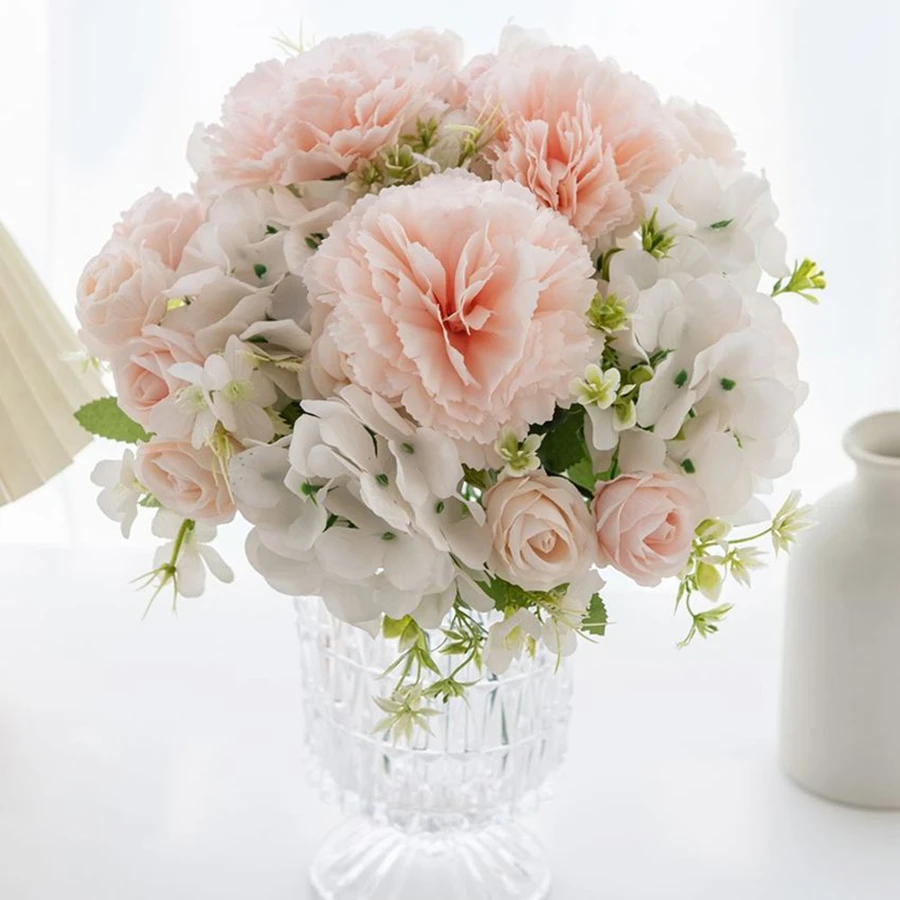 Silk Artificial Flower Carnation Rose Festival Wedding Bridal Bouquet Wreath Home Vase Table Garden Arch DIY Gift Table Decorati
Silk Artificial Flower Carnation Rose Festival Wedding Bridal Bouquet Wreath Home Vase Table Garden Arch DIY Gift Table Decorati