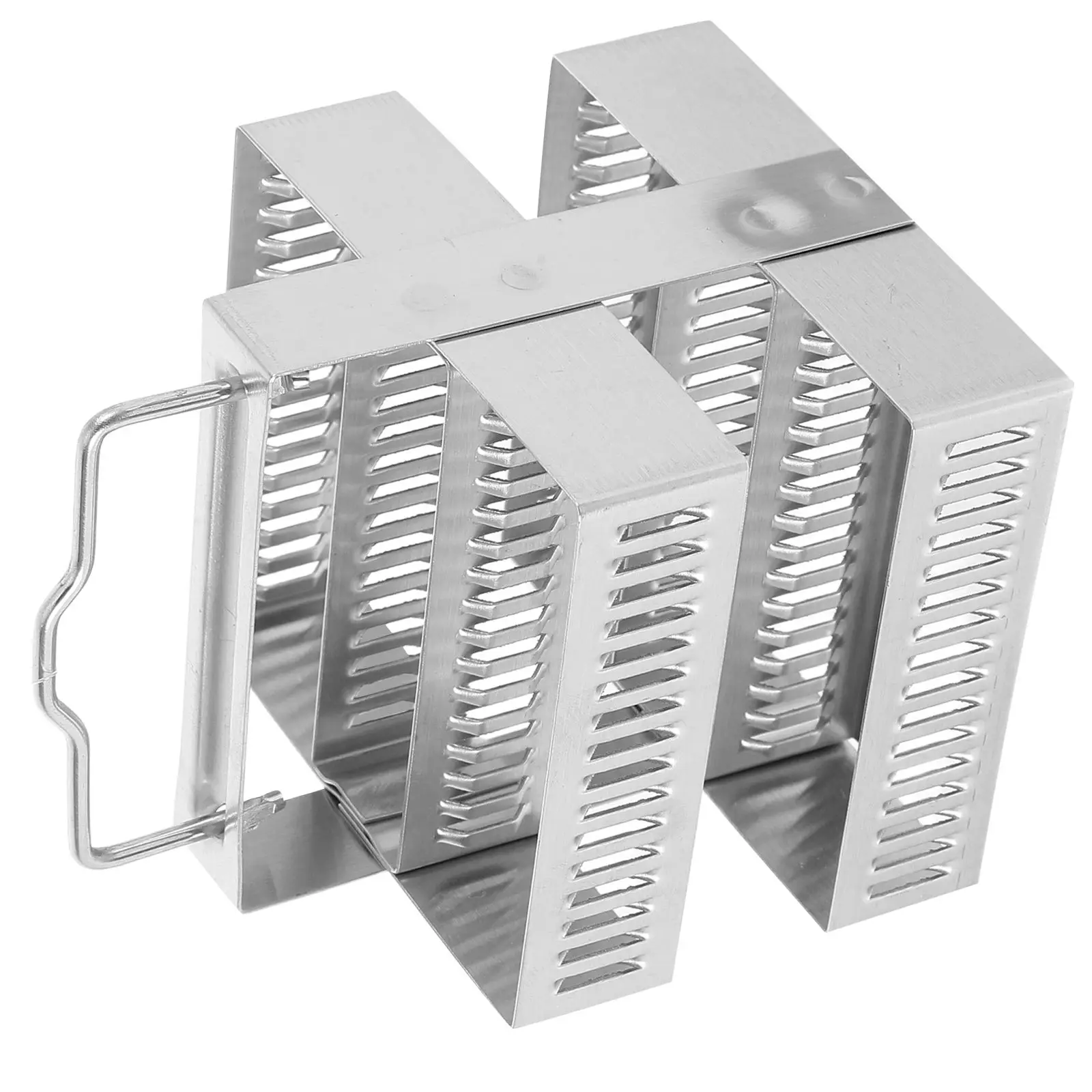 Staining Rack for Microscope Slides Stainless Steel Lab Tool Silver Dyeing Holder Glass Slide Storage Box Laboratory Equipment 
Staining Rack for Microscope Slides Stainless Steel Lab Tool Silver Dyeing Holder Glass Slide Storage Box Laboratory Equipment
