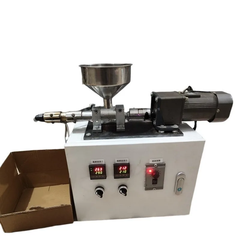 For Small Extruder Micro Plastic Extruder Rubber Powder 3D Printing Line Single Screw Extruder Desktop Type
For Small Extruder Micro Plastic Extruder Rubber Powder 3D Printing Line Single Screw Extruder Desktop Type