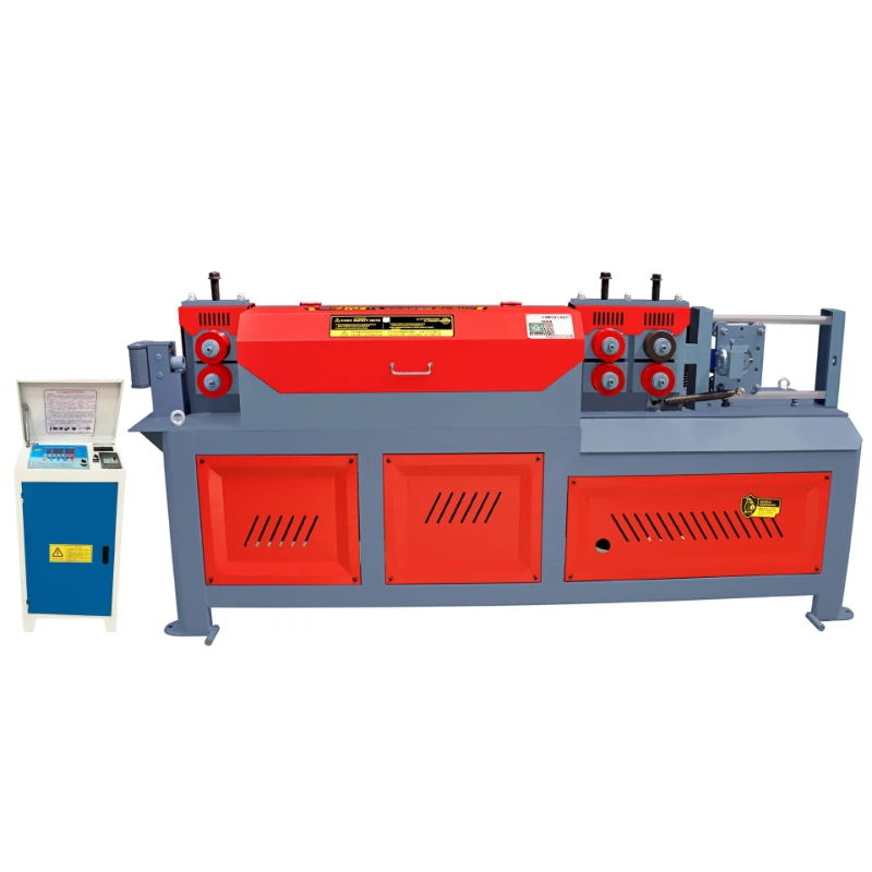 Automatic numerical control hydraulic steel bar straightening and cutting machine
Automatic numerical control hydraulic steel bar straightening and cutting machine