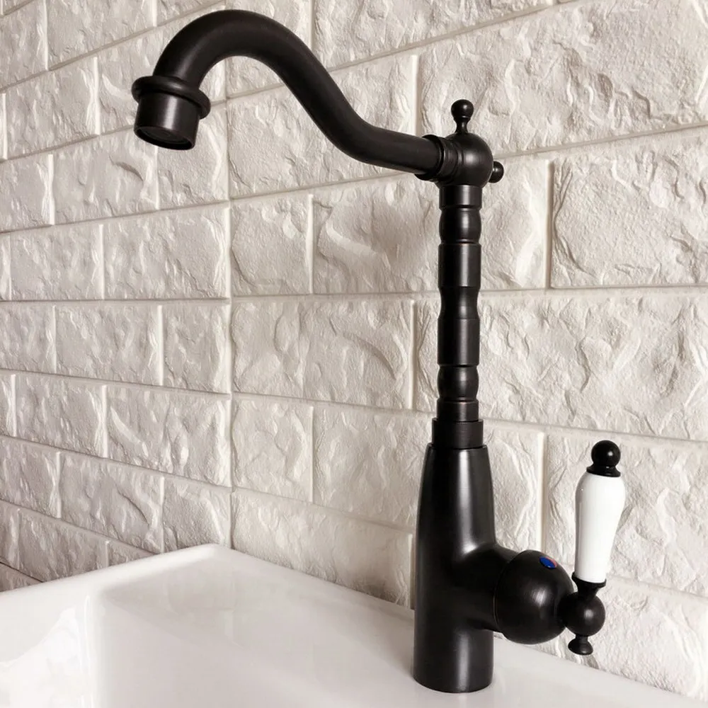 Oil Rubbed Bronze Basin Faucet Sink Faucet Cold And Hot Bathroom Mixer Taps 360 Degree Rotation Kitchen Sink Faucet tnf370
Oil Rubbed Bronze Basin Faucet Sink Faucet Cold And Hot Bathroom Mixer Taps 360 Degree Rotation Kitchen Sink Faucet tnf370