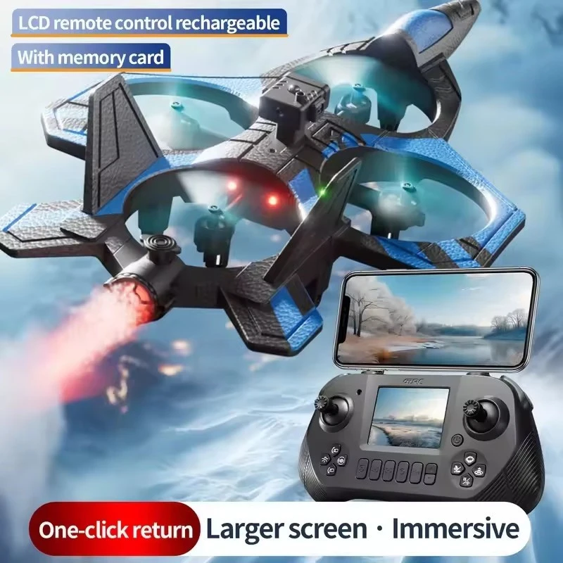 Optical Flow Hover One Key Return Remote Control Screen Fighter 8K Epp Foam Obstacle Avoidance Spray WIFI FPV RC Plane Aircraft
Optical Flow Hover One Key Return Remote Control Screen Fighter 8K Epp Foam Obstacle Avoidance Spray WIFI FPV RC Plane Aircraft