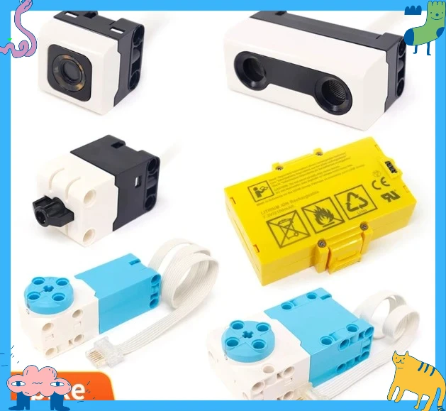 Spike Large Medium Servo Motor Infrared Ultrasonic Pressure Color Sensor Blocks Compatible with Toys Can be used as a gift
Spike Large Medium Servo Motor Infrared Ultrasonic Pressure Color Sensor Blocks Compatible with Toys Can be used as a gift
