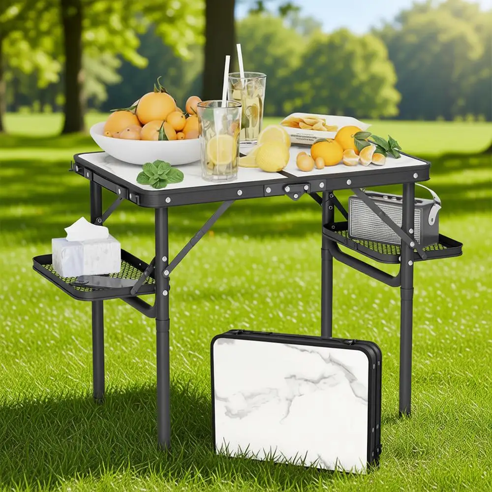 Компактный портативный походный стол с увеличенной на 50% площадью поверхностью, идеально подходит для пикников и поездок на пляж, легкий и прочный.
Компактный портативный походный стол с увеличенной на 50% площадью поверхностью, идеально подходит для пикников и поездок на пляж, легкий и прочный.