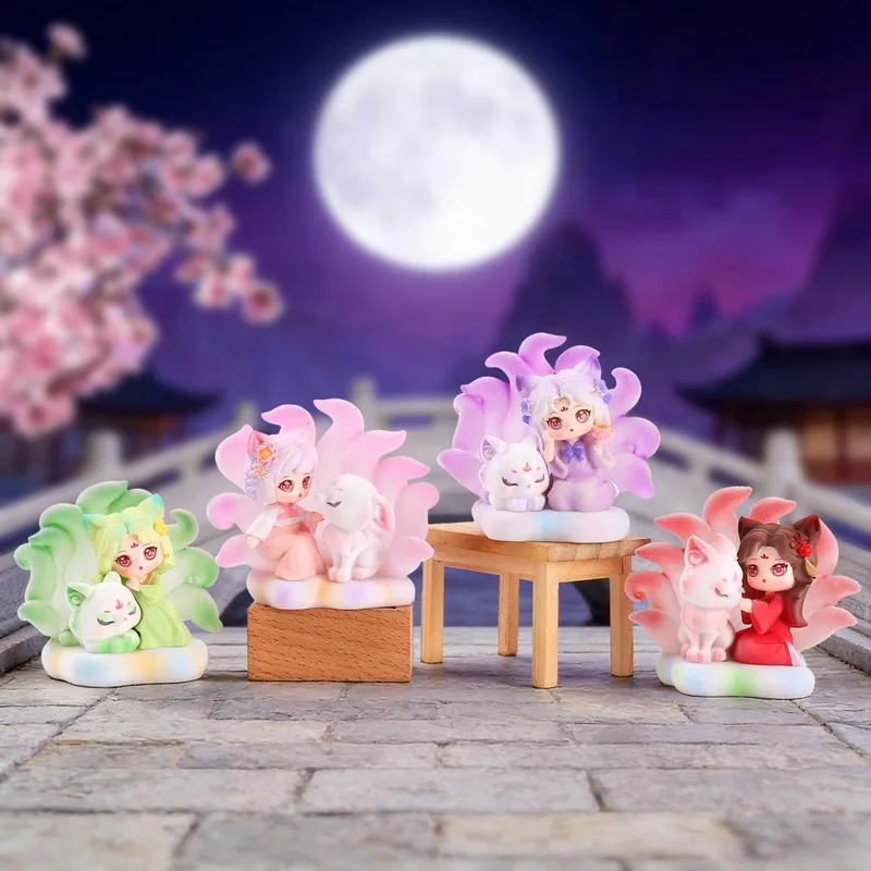 The Wise Fox Series Blind Box Nine-Tailed Fox Flocking Process Exquisite Home Decor Desktop Ornament Model Toy Mystery Box Gifts
The Wise Fox Series Blind Box Nine-Tailed Fox Flocking Process Exquisite Home Decor Desktop Ornament Model Toy Mystery Box Gifts