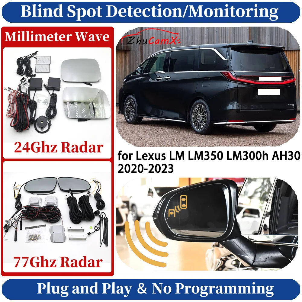 Blind Spot Monitoring/Detection System for Lexus LM LM350 LM300h AH30 2020-2023 Night Driving Side Lane Change Warning Assist
Blind Spot Monitoring/Detection System for Lexus LM LM350 LM300h AH30 2020-2023 Night Driving Side Lane Change Warning Assist