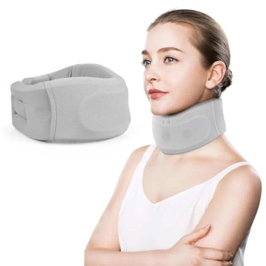 Neck Brace for Neck Pain and Support, Neck Support Brace, Adjustable Cervical Collar, Gray, 3" Tall, 19.5" Long
Neck Brace for Neck Pain and Support, Neck Support Brace, Adjustable Cervical Collar, Gray, 3" Tall, 19.5" Long