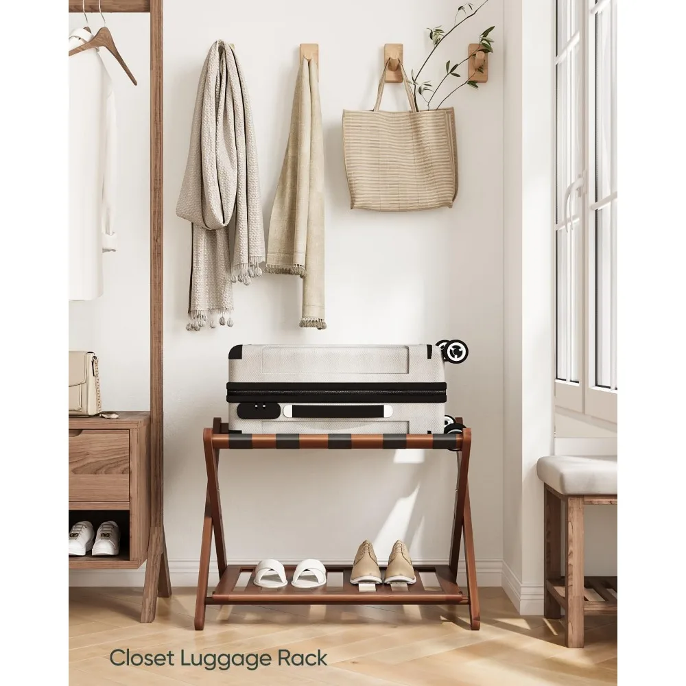 Folding Suitcase Stand with 5 Heavy-Duty Straps, Ideal for Bedroom, Hotel, Luggage Racks
Folding Suitcase Stand with 5 Heavy-Duty Straps, Ideal for Bedroom, Hotel, Luggage Racks