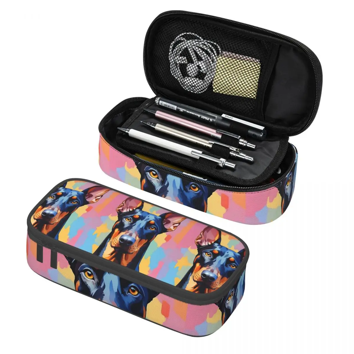 A Handsome Doberman Pinscher Dog Pencil Case Pencil Pouch Storage Stationery Supplies Large Storage Pen Box Pencil Bag for Kids
A Handsome Doberman Pinscher Dog Pencil Case Pencil Pouch Storage Stationery Supplies Large Storage Pen Box Pencil Bag for Kids